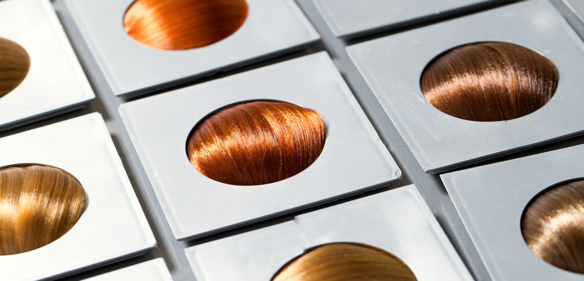 Hair. Colorful hair tone options